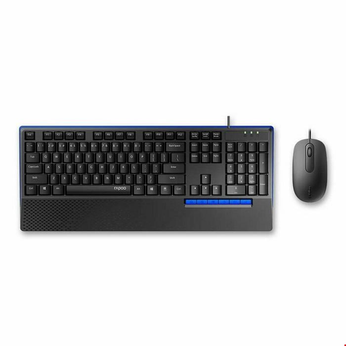 Rapoo NX2000 Wired Optical Mouse-Keyboard Combo