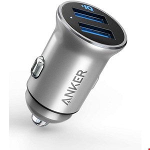 Anker A2727 PowerDrive 2 Alloy Metal Mini Car Charger