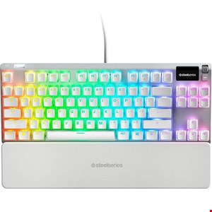 SteelSeries Apex 7 Ghost TKL Wired Mechanical Red Linear Gaming Keyboard