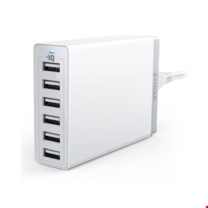 Anker A2123 PowerPort 6 60W 6-Port USB Desktop Charger