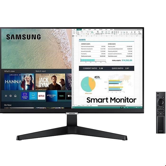 SAMSUNG LS24AM506N 24Inch FHD Smart Monitor