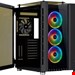  Corsair  680X RGB Black Mid Tower ATX Smart Case