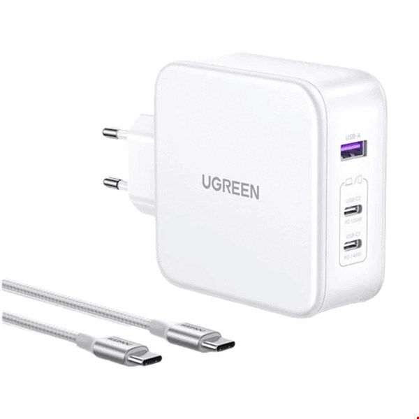  Ugreen CD289-15339 140W 3-Port Quick Wall Charger 