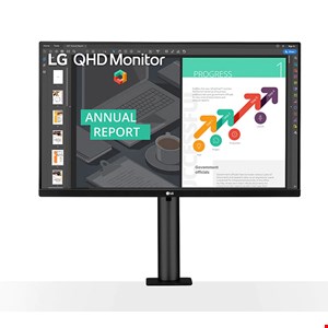 LG 27QN880-B 27Inch  IPS  USB Type-C Ergo Monitor