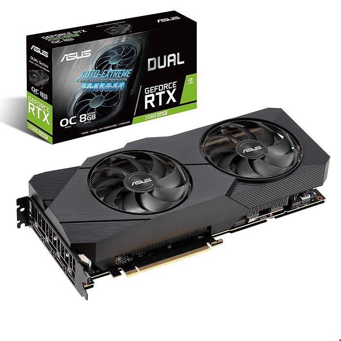 ASUS GeForce RTX 2080 O8G Dual OC Graphics Card