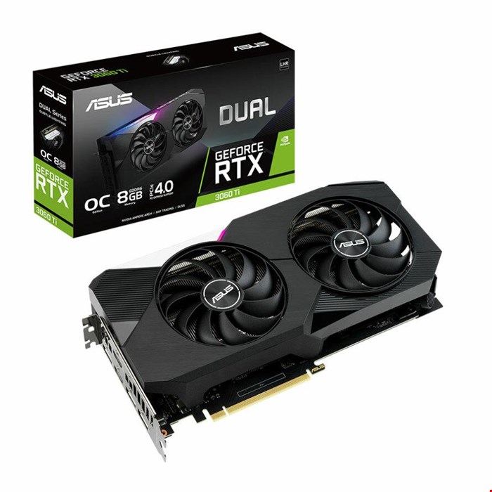 ASUS NVIDIA GeForce RTX 3060 Ti V2 Dual OC Edition Gaming Graphics Card