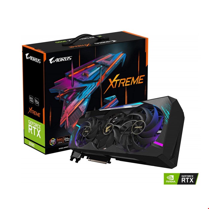 Gigabyte AORUS GeForce RTX 3090 Xtreme 24G Graphics Card