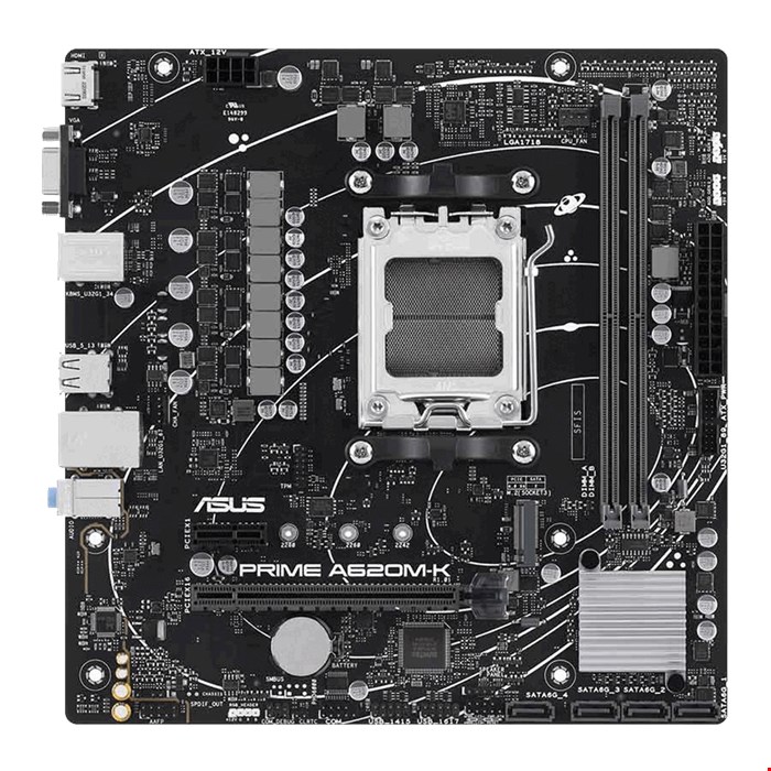  ASUS PRIME A620M-K D5 MOTHERBOARD