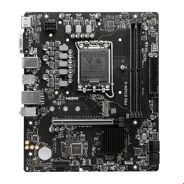 MSI PRO B760M-E DDR5 Motherboard 