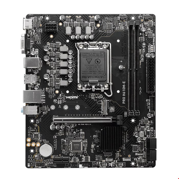 MSI PRO H610M-E D5 Motherboard 