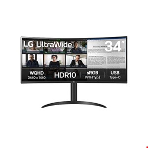 LG UltraWide 34WR55QK-B 34INCH  WQHD 100Hz Monitor