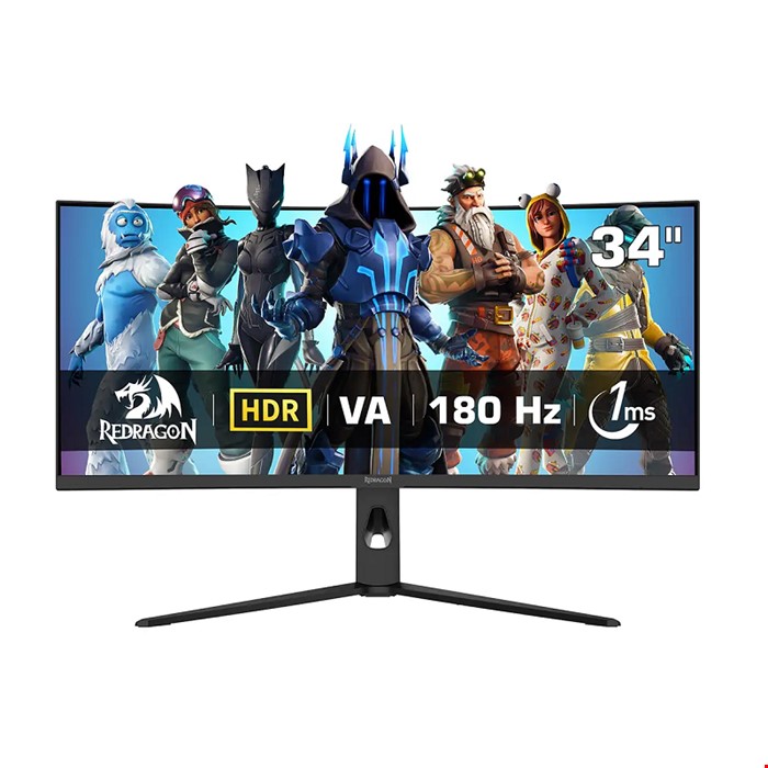 Redragon GMQ3418RVC RGB 34 inch QHD Curved Gaming Monitor