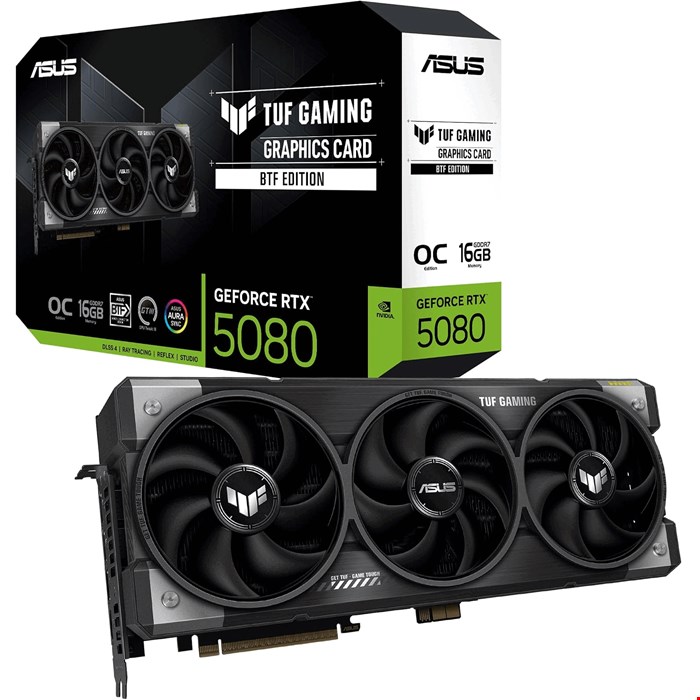 ASUS TUF Gaming GeForce RTX ™ 5080 16GB GDDR7 BTF OC Edition Gaming Graphics Card